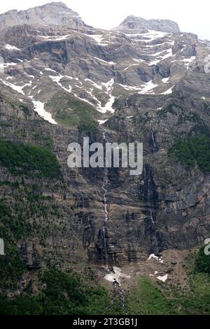 Pineta Valley, Ordesa y Monte Perdido Nationalpark. Bielsa, Sobrabe, Provinz Huesca, Aragon, Spanien. Stockfoto