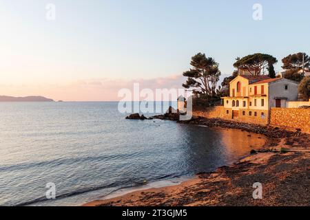 Frankreich, Var, Carqueiranne, Pradon Beach Stockfoto