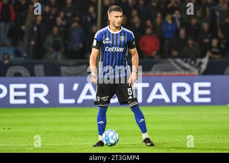 Pisa, Italien. Oktober 2023. Simone Canestrelli (Pisa) während Pisa SC vs Lecco 1912, italienisches Fußball-Spiel der Serie B in Pisa, Italien, 24. Oktober 2023 Credit: Independent Photo Agency/Alamy Live News Stockfoto