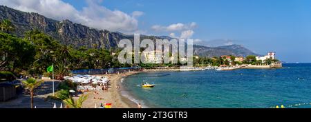 Frankreich, Alpes-Maritimes, Beaulieu sur Mer, Villa Kerylos im neo-griechischen Stil, erbaut 1908 vom Architekten Emmanuel Pontremoli Stockfoto