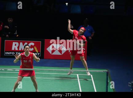 Chen Qing Chen und Jia Yi Fan of China während der Yonex Internationaux de, Frankreich. , . In der Glaz Arena in Cesson-Sévigné, Frankreich - Foto Laurent Lairys/DPPI Credit: DPPI Media/Alamy Live News Stockfoto