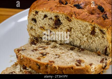 irische Barm Brack Stockfoto