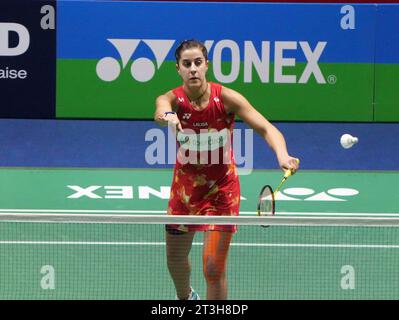 Carolina Marin von Spanien während der Yonex Internationaux de, Frankreich. , . In der Glaz Arena in Cesson-Sevigne, Frankreich. Foto: Laurent Lairys/ABACAPRESS.COM Credit: Abaca Press/Alamy Live News Stockfoto