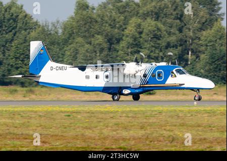 Ein Dornier 228 NXT (Do228 NXT) Short Take-off and Landing (STOL) Flugzeug, das von General Atomics AEROTEC Systems gebaut wurde. Stockfoto