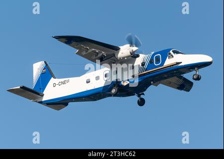 Ein Dornier 228 NXT (Do228 NXT) Short Take-off and Landing (STOL) Flugzeug, das von General Atomics AEROTEC Systems gebaut wurde. Stockfoto