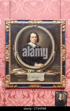London, UK-19. Mai 2023: Selbstporträt gemalt von Bartolome Esteban Murillo in der National Gallery of London, England Stockfoto