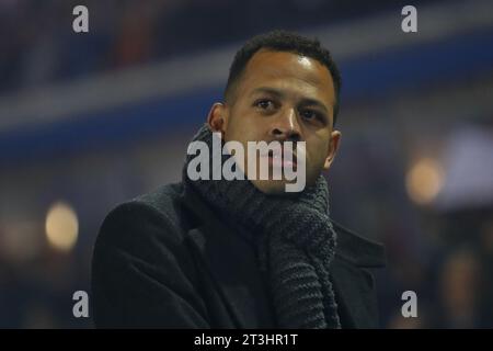 Liam Rosenior Manager von Hull City während des Sky Bet Championship Matches Birmingham City gegen Hull City in St Andrews, Birmingham, Großbritannien, 25. Oktober 2023 (Foto: Gareth Evans/News Images) in Birmingham, Großbritannien am 25.10.2023. (Foto: Gareth Evans/News Images/SIPA USA) Stockfoto