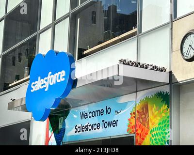 Salesforce Tower, 1095 Avenue of the Americas, New York City, New York, USA Stockfoto