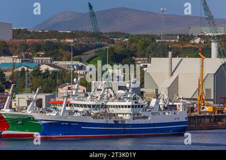 Trawlers, Killybegs, County Donegal, Irland Stockfoto