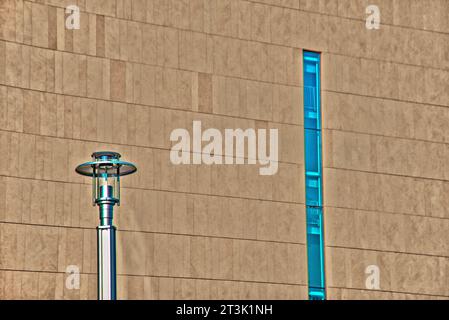 Wall of Visual Arts Center, Boise State University, Boise, Idaho, USA Stockfoto