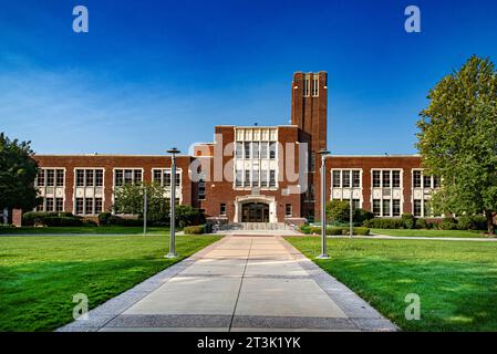 Verwaltungsgebäude, Boise State University, Boise, Idaho, USA Stockfoto
