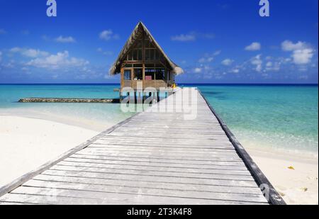 Fotos vom Malediven Beach Stockfoto