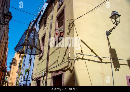 Stadt Bosa - Sardinien - Italien Stockfoto