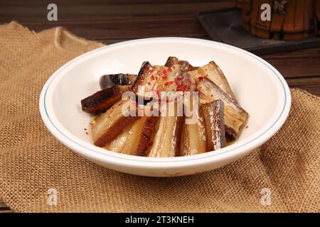 Gedämpfte chinesische Fleischkonserven（gewachstes Fleisch） Stockfoto