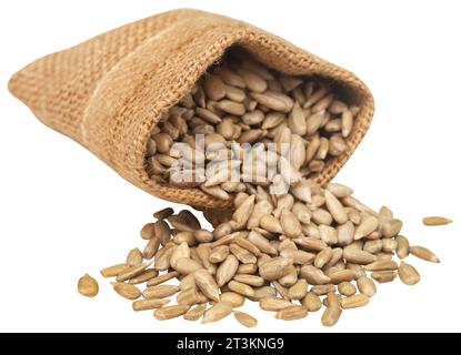 Sonnenblumensamen mit vielen Nährwerten Stockfoto