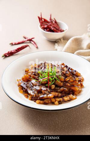 Gedämpfte chinesische Fleischkonserven（gewachstes Fleisch） Stockfoto