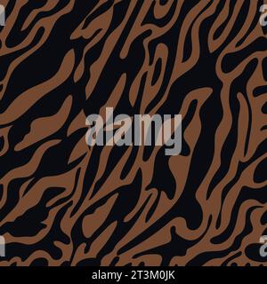 Vektordarstellung des nahtlosen Zebramusters Stock Vektor