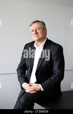 Berlin - Deutschland. Hermann Waldner, Vorsitzender von Taxi Deutschland Berlin. *** 23 10 2023, Berlin, Deutschland. Oktober 2023. Hermann Waldner, Chairman von Taxi Germany Berlin Credit: Imago/Alamy Live News Stockfoto