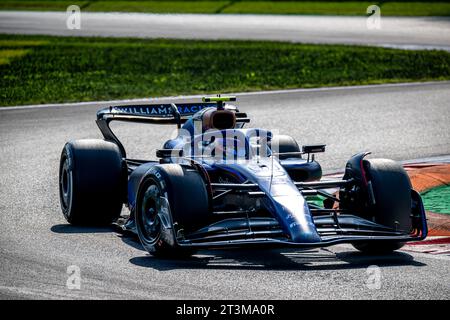 MONZA CIRCUIT, ITALIEN - 2. SEPTEMBER: Logan Sargeant, Williams Racing FW45 während des Grand Prix von Italien auf Monza Circuit am Samstag, 2. September 2023 in Monza, Italien. (Foto: Michael Potts/BSR Agency) Credit: BSR Agency/Alamy Live News Stockfoto
