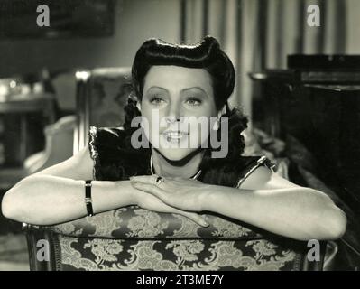 Die dänische Schauspielerin Marguerite Viby in dem Film Som du vil ha' mig, Dänemark 1943 Stockfoto