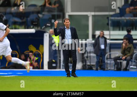 Napoliâ&#x80;&#x99;s Cheftrainer Rudi Garcia während des Spiels Hellas Verona FC gegen SSC Napoli, italienischer Fußball Serie A in Verona, Italien, 21. Oktober 2023 Stockfoto