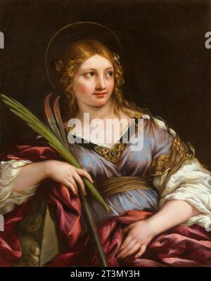 St. Martina, Ölgemälde auf Leinwand von Pietro da Cortona, 1630-1631 Stockfoto