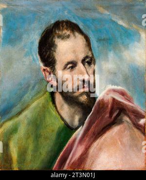 El Greco, der heilige Jakob der Jüngere, Portraitgemälde in Öl auf Leinwand, 1600 Stockfoto