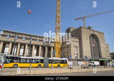 Bauarbeiten Bahnprojekt Stuttgart 21, Hauptbahnhof, Stuttgart, Baden-Württemberg, Deutschland Stockfoto