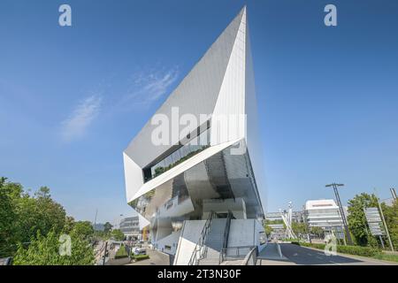 Porschemuseum, Porscheplatz, Zuffenhausen, Stuttgart, Baden-Württemberg, Deutschland Stockfoto