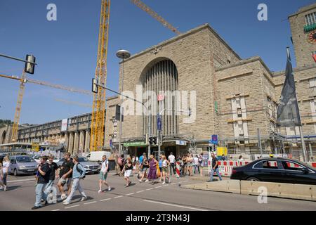 Bauarbeiten Bahnprojekt Stuttgart 21, Hauptbahnhof, Stuttgart, Baden-Württemberg, Deutschland Stockfoto