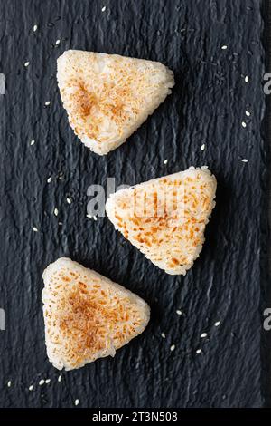 Yaki-Onigiri Stockfoto