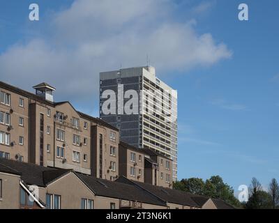 Virginia Court Wohnblock in Aberdeen, Großbritannien Stockfoto