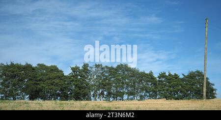 Panorama der schottischen Lowlands zwischen Dundee und Aberdeen Stockfoto