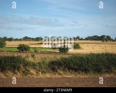 Panorama der schottischen Lowlands zwischen Dundee und Aberdeen Stockfoto