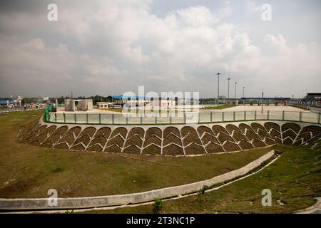 Oktober 2023, Chittagong, Potenga, Bangladesch Karnaphuli Tunnel, offiziell bekannt als Bangabandhu Sheikh Mujibur Rahman Tunnel, ist ein Unterwassertunnel Stockfoto