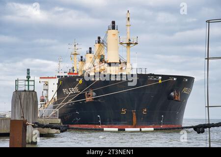 Nordsee, Nordsee, Nordsee, Helgoland, Schiffsunfall, Havarie, Schiffsunglueck, 5 Matrosen ertrunken, 5 Seeleute ertrunken, Polesie, Verity, Verity Sun Stockfoto