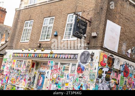 Brick Lane im East End von London England Stockfoto