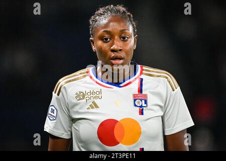 Paris, Frankreich. Oktober 2023. Kadidiatou DIANI aus Lyon während des Fußballspiels D1 Arkema der Frauen zwischen Paris Saint Germain und Olympique Lyonnais am 1. Oktober 2023 im Parc des Princes Stadion in Paris, Frankreich - Foto Matthieu Mirville/DPPI Credit: DPPI Media/Alamy Live News Stockfoto