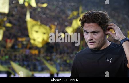 Dortmund, Deutschland. Oktober 2023. firo: 07.10.2023, Fußball, 1. Liga, 1. Bundesliga, Saison 2023/2024, BVB, Borussia Dortmund - Union Berlin Coach Edin TERZIC, BVB/dpa/Alamy Live News Stockfoto