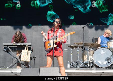 Las Vegas, USA. Oktober 2023. Michelle Branch tritt beim When We Were Young Festival am 21. Oktober 2023 in Las Vegas auf. Das Festival beinhaltete eine Besetzung mit Top-Pop-/Punkbands. (Foto von Geoffrey Clowes/SIPA USA) Credit: SIPA USA/Alamy Live News Stockfoto