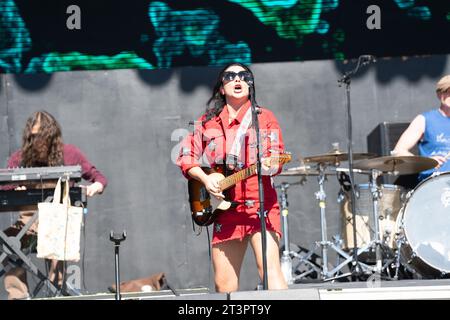 Las Vegas, USA. Oktober 2023. Michelle Branch tritt beim When We Were Young Festival am 21. Oktober 2023 in Las Vegas auf. Das Festival beinhaltete eine Besetzung mit Top-Pop-/Punkbands. (Foto von Geoffrey Clowes/SIPA USA) Credit: SIPA USA/Alamy Live News Stockfoto