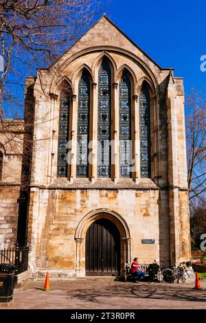 Der Old Palace in der Stadt York, auch bekannt als Minster Library, befindet sich im Dean's Park. Es beherbergt auch die Bibliothek und Archive des York Minsters Stockfoto