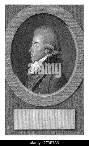 Porträt von Antoine Pierre Joseph Marie Barnave, Lambertus Antonius Claessens, ca. 1792 - ca. 1808 Stockfoto