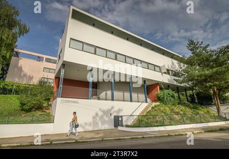 Weissenhof Museum im Haus Le corbusier, Weißenhofsiedlung, Stuttgart, Baden-Württemberg, Deutschland *** Weissenhof Museum im Haus Le corbusier, Weißenhofsiedlung, Stuttgart, Baden Württemberg, Deutschland Credit: Imago/Alamy Live News Stockfoto