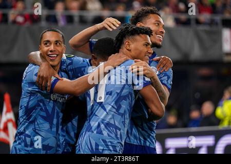 Alkmaar, Niederlande. Oktober 2023. ALKMAAR, NIEDERLANDE - 26. OKTOBER: Ollie Watkins während des Gruppenspiels E - UEFA Europa Conference League 2023/24 zwischen AZ Alkmaar und Aston Villa FC im AFAS Stadion am 26. Oktober 2023 in Alkmaar, Niederlande. (Foto von Rene Nijhuis/Orange Pictures) Credit: Orange Pics BV/Alamy Live News Stockfoto