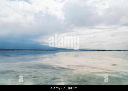 Das Himmelreich des Salzsees Chaka in der Provinz Qinghai, China Stockfoto