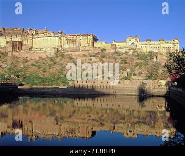 Indien. Rajasthan. In Der Nähe Von Jaipur. Amber Fort. Stockfoto