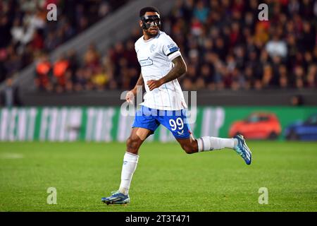 Prag, Tschechische Republik. Oktober 2023. Rangers DANILO PEREIRA im Stadion Letna am 3. Spieltag in Gruppe C der UEFA Europa League am 25. Oktober 2023 in Prag in der Tschechischen Republik. (Kreditbild: © Slavek Ruta/ZUMA Press Wire) NUR REDAKTIONELLE VERWENDUNG! Nicht für kommerzielle ZWECKE! Stockfoto