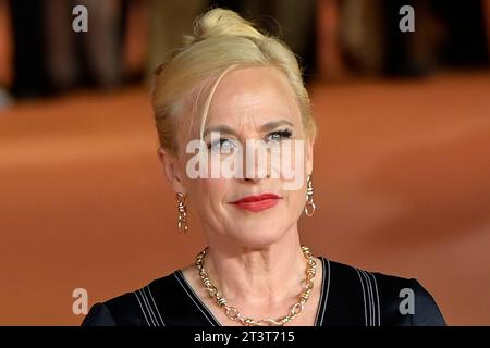 Rom, Italien. Oktober 2023. Patricia Arquette besucht den roten Teppich des Films „Gonzo Girl“ beim Rome Film fest 2023 im Auditorium Parco della Musica. Quelle: SOPA Images Limited/Alamy Live News Stockfoto