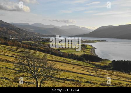 Loch Broom and Ullapool, Ross-Shire, North West Coast of Highland Scotland, UK Stockfoto